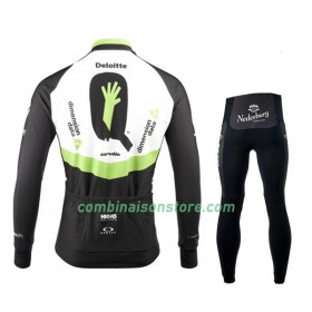 Combinaison Cycliste M/L + Collant sans Bretelles 2017 Dimension Data Enfant N001